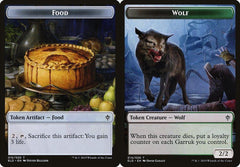 Food (015) // Wolf (014) Double-Sided Token - Foil