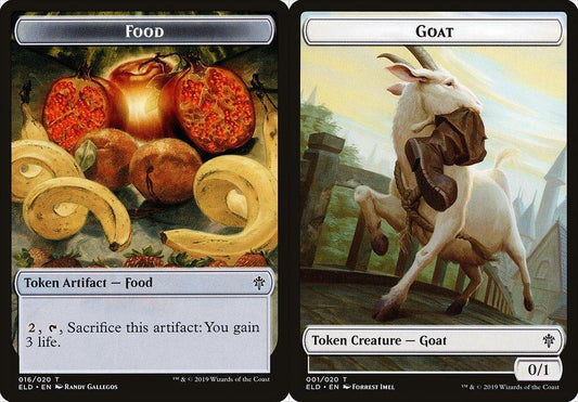 Food (016) // Goat (001) Double-Sided Token - Foil