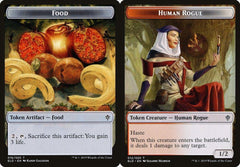 Food (016) // Human Rogue (012) Double-Sided Token - Foil