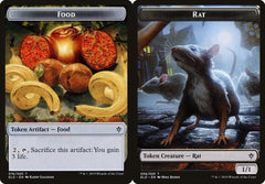 Food (016) // Rat (006) Double-Sided Token - Foil