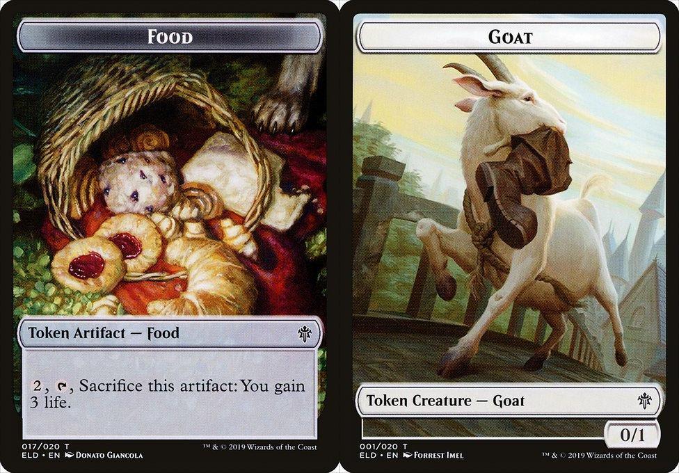 Food (017) // Goat (001) Double-Sided Token - Foil