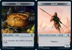 Food (017) // Golem (027) Double-Sided Token