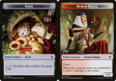 Food (017) // Human Rogue (012) Double-Sided Token - Foil