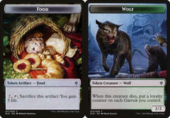 Food (017) // Wolf (014) Double-Sided Token - Foil
