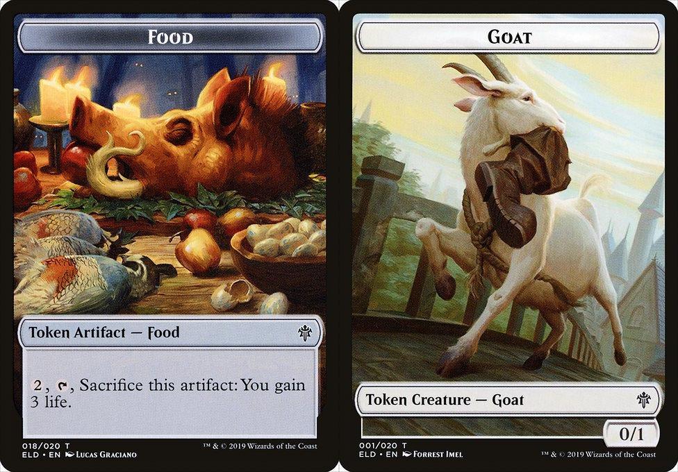 Food (018) // Goat (001) Double-Sided Token - Foil