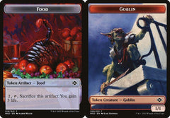 Food (018) // Goblin (008) Double-Sided Token - Foil