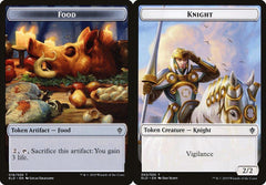 Food (018) // Knight (003) Double-Sided Token - Foil