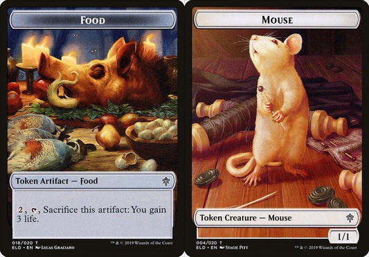 Food (018) // Mouse (004) Double-Sided Token - Foil