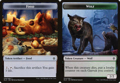 Food (018) // Wolf (014) Double-Sided Token - Foil