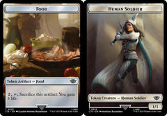 Food (023) // Human Soldier (014) Double-Sided Token - Surge Foil