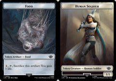 Food (024) // Human Soldier (014) Double-Sided Token - Surge Foil