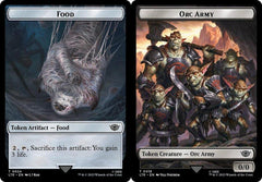 Food (024) // Orc Army (018) Double-Sided Token - Surge Foil