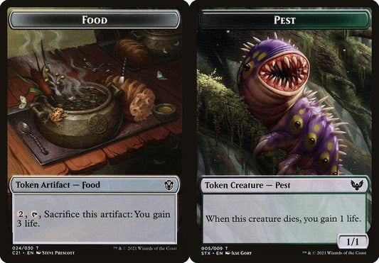 Food (024) // Pest (005) Double-Sided Token