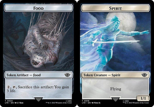Food (024) // Spirit (016) Double-Sided Token - Surge Foil