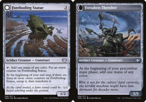 Foreboding Statue // Forsaken Thresher - Foil