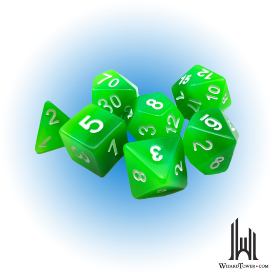 Dice Set - Forest Light 7ct