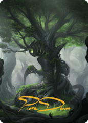 Forest (53/81) Art Card (ABRO) - Gold-Stamped Signature