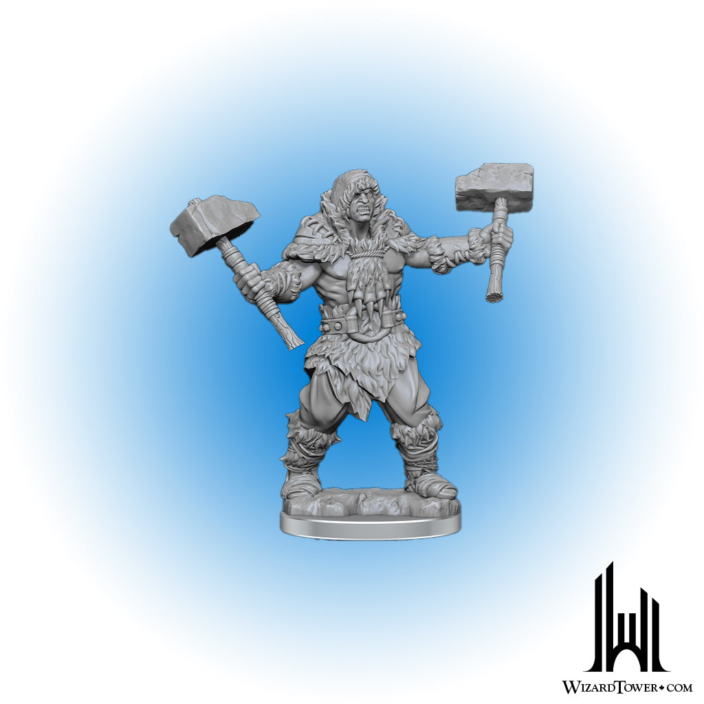 Unpainted Miniature - Dungeons & Dragons - Goliath Barbarian Male