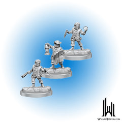 Unpainted Miniature - Dungeons & Dragons Frameworks - Halfling Rogue