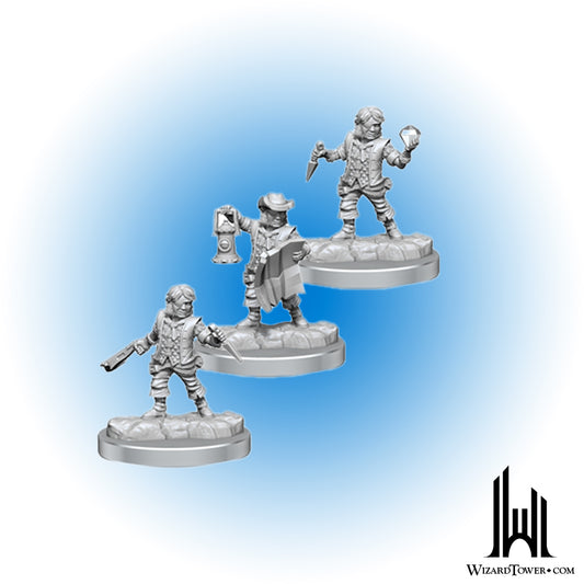 Unpainted Miniature - Dungeons & Dragons Frameworks - Halfling Rogue