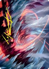 Frostboil Snarl (47/81) Art Card (ASTX) - Gold-Stamped Signature