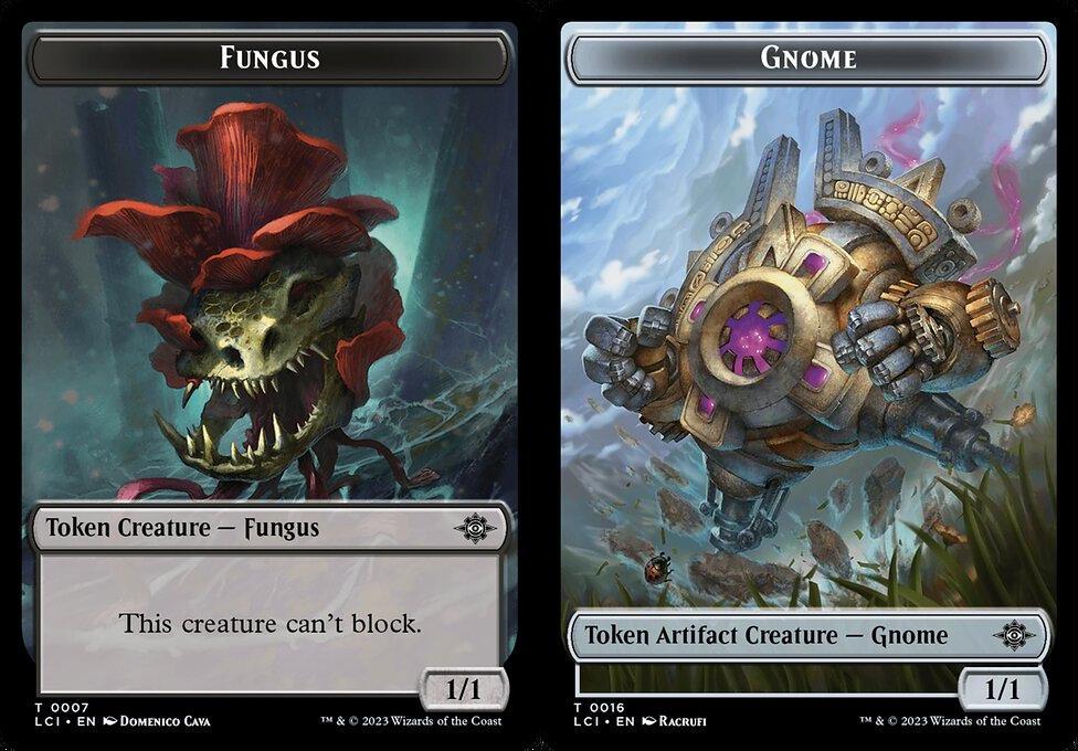 Fungus (0007) // Gnome (0016) Double-Sided Token - Foil