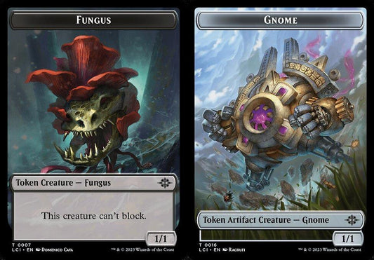 Fungus (0007) // Gnome (0016) Double-Sided Token - Foil