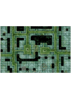Gaming Mat - Ratfang Sewers Vinyl Battle Mat 20" x 30"