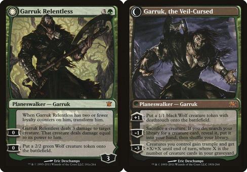 Garruk Relentless // Garruk, the Veil-Cursed - Foil