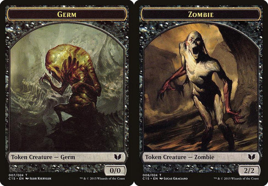 Germ (007) // Zombie (008) Double-Sided Token
