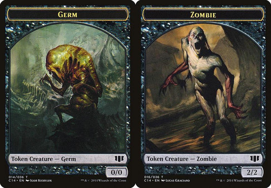 Germ (014) // Zombie (016) Double-Sided Token