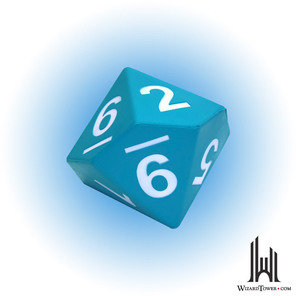 Foam Dice - D10 - Blue