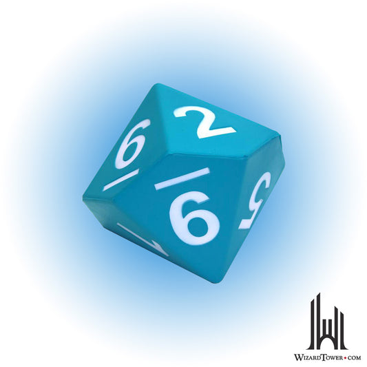 Foam Dice - D10 - Blue