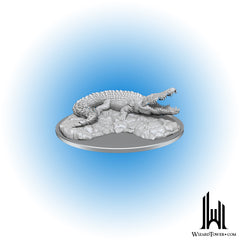Unpainted Miniature - Dungeons & Dragons - Giant Crocodile
