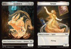 Glimmer (0004) // Spirit (0006) Double-Sided Token - Foil
