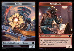 Gnome (0005) // Mercenary (0010) Double-Sided Token - Foil