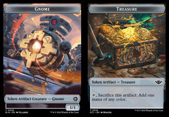 Gnome (0005) // Treasure (0018) Double-Sided Token - Foil