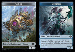 Gnome (0016) // Merfolk (0005) Double-Sided Token - Foil
