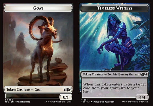 Goat (0004) // Timeless Witness (0011) Double-Sided Token