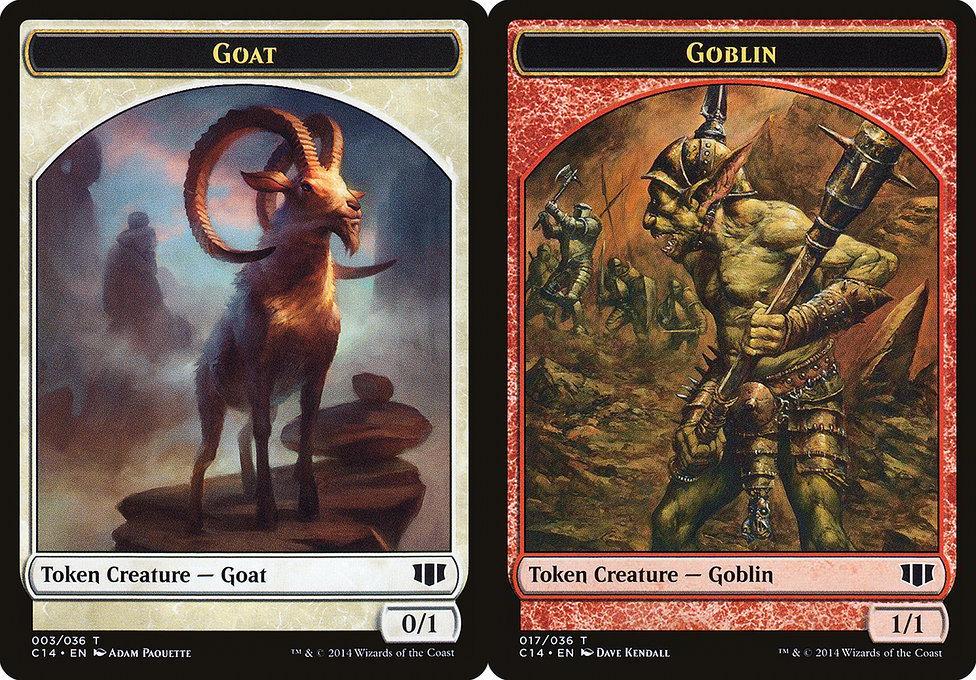 Goat (003) // Goblin (017) Double-Sided Token
