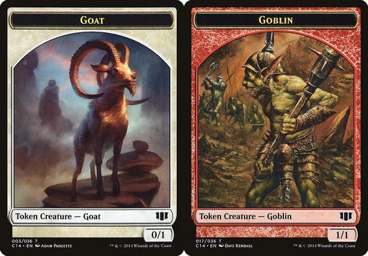 Goat (003) // Goblin (017) Double-Sided Token