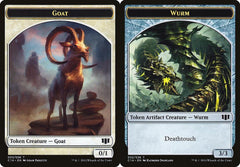 Goat (003) // Wurm (032) Double-Sided Token