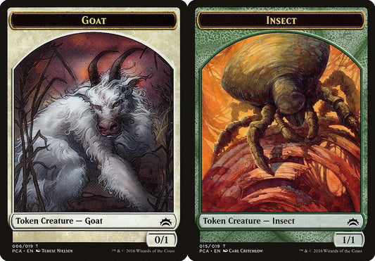 Goat (006) // Insect (015) Double-Sided Token