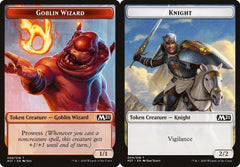 Goblin Wizard (008) // Knight (004) Double-Sided Token - Foil