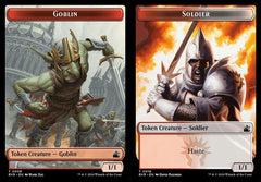 Goblin (0008) // Soldier (0016) Double-Sided Token - Foil