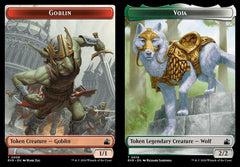 Goblin (0008) // Voja (0019) Double-Sided Token - Foil