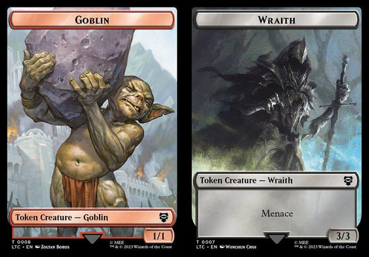 Goblin (0008) // Wraith (0007) Double-Sided Token