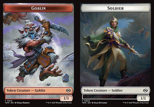 Goblin (0012) // Soldier (0004) Double-Sided Token