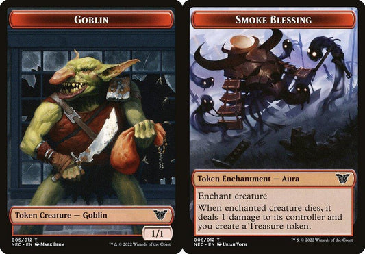 Goblin (005) // Smoke Blessing (006) Double-Sided Token