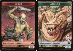 Goblin (007) // Saproling (011) Double-Sided Token - Foil